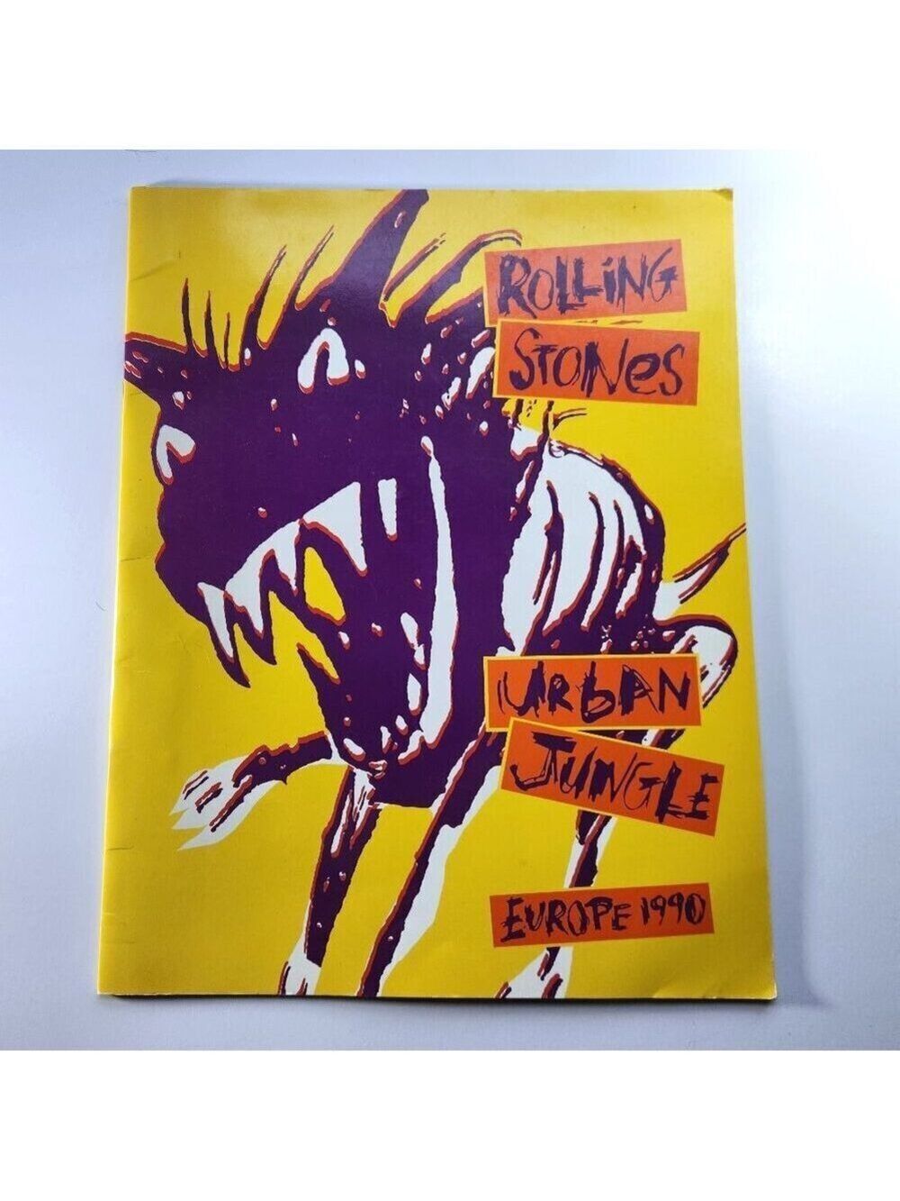 Rolling Stones Urban Jungle Europe 1990 Souvenir Tour Concert Programme
